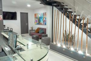 Istumisnurk majutusasutuses HOTEl INTER DEL CAFE
