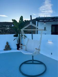 The swimming pool at or close to O Mylos