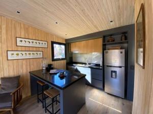 Kuchyň nebo kuchyňský kout v ubytování Monoambiente La Tiny