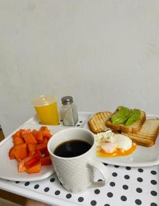 Možnosti zajtrka za goste nastanitve Apartaestudio cerca al Aeropuerto