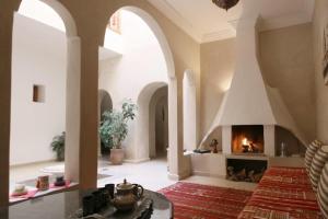 Posezení v ubytování Riad BB Marrakech