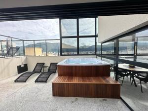 Foto sihtkohas Poços de Caldas asuva majutusasutuse Studio central com lazer e spa galeriist