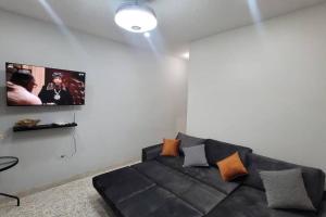 TV a/nebo společenská místnost v ubytování Adorable Arouca 1BDR Apartment