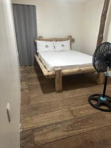 Een bed of bedden in een kamer bij Venido Del Mar. Neymar