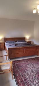 Ein Bett oder Betten in einem Zimmer der Unterkunft House Garden close to Frankfurt Airport