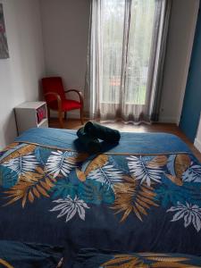 Posteľ alebo postele v izbe v ubytovaní Petite maison étape Loire à vélo ou Compostelle