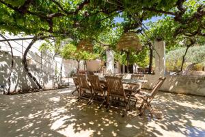 Zahrada ubytování "Le Cabanon" Piscine et jardin sans vis à vis à 15 min des plages, parking
