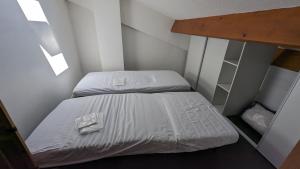 Postel nebo postele na pokoji v ubytování maison de vacances proche océan