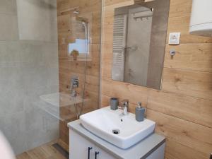 Bilik mandi di Angelika apartman Divčigora