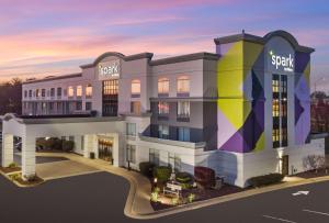a rendering of a large building with a colorful at Spark By Hilton Winchester in Winchester