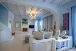 Istumisnurk majutusasutuses Amaris Mykonian Residence