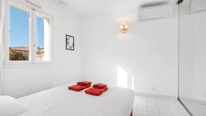 Posteľ alebo postele v izbe v ubytovaní CASA NOSTRA, Port-Grimaud, Vue sur les Canaux
