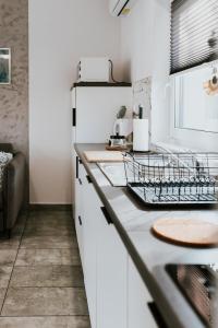 Kuchnia lub aneks kuchenny w obiekcie APARTAMENTY LAS Zator