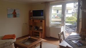 TV a/nebo společenská místnost v ubytování Hagebutte
