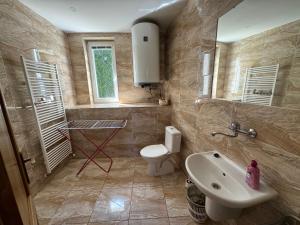 Koupelna v ubytování Apartmány Kněžičky