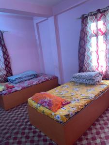 Postel nebo postele na pokoji v ubytování Hotel gaule