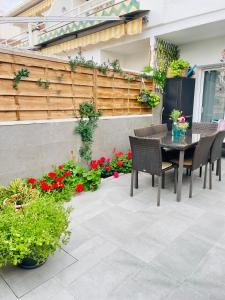 Μπαλκόνι ή βεράντα στο Casita unifamiliar junto al mar