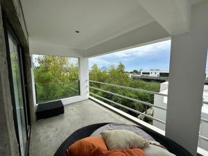 Balkón nebo terasa v ubytování One loft design rooftop pool - Chambre chez l'habitant