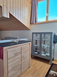 Köök või kööginurk majutusasutuses Ferienwohnungen Walserhof Malbun