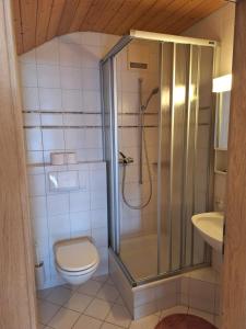 Vannituba majutusasutuses Ferienwohnungen Walserhof Malbun