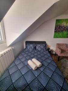 Ένα ή περισσότερα κρεβάτια σε δωμάτιο στο Apartment Terazije Center