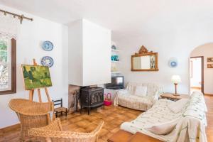 Posezení v ubytování Finca Ses Curtanetas