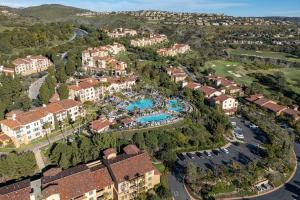 an aerial view of a resort with a pool at Marriott's Newport Coast Villas in Newport Beach