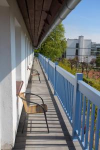 Balkón nebo terasa v ubytování Meduza Sopot
