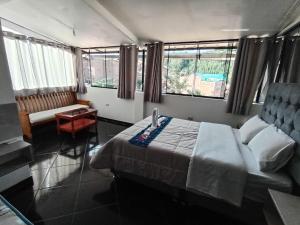 Letto o letti in una camera di HOSTAL La RASA