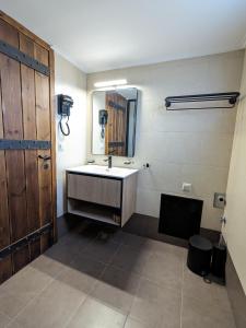 Ένα μπάνιο στο Meltemi Apartments