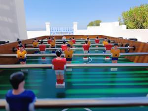 a group of lego people in a swimming pool at Nautilus Beach House in Paradeísion