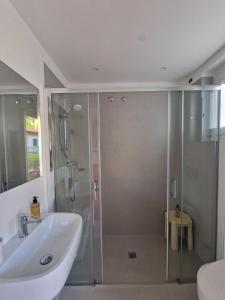 Koupelna v ubytování Hotel Internazionale
