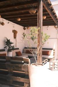 Posezení v ubytování Riad Bianca Essaouira Guest House