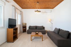 TV a/nebo společenská místnost v ubytování Vista di mare