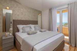 Postel nebo postele na pokoji v ubytování Apartment ☆50 grey☆