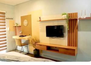 Телевизор и/или развлекательный центр в Studio bliss @maboneng