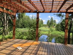 Zahrada ubytování ´RIVER LOUNGE´