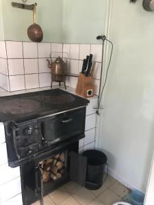 Kuchyň nebo kuchyňský kout v ubytování Charmigt äldre hus, laddbox 22 kw, 5 bil-minuter till bad