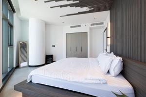 Letto o letti in una camera di Esclusive 1BR full Burj Khalifa View