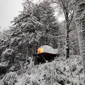 Malalcahuello Eco Glamp v zimě