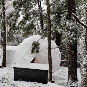 Malalcahuello Eco Glamp v zimě