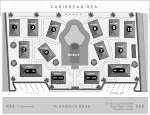 แผนผังของ Ceiba Beach Resort