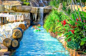 Zahrada ubytování Spazzio diRoma RM Hospedagem com Acesso Acqua Park/Splash