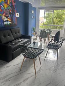 Posezení v ubytování Axé Shelter
