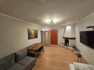Ruang duduk di Apartament w Kamienicy w Centrum Kalisza