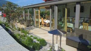 A garden outside Pension Tannenhof