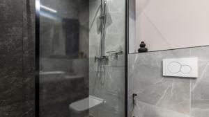 Kúpeľňa v ubytovaní AV apart hotel