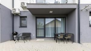 Balkón alebo terasa v ubytovaní AV apart hotel
