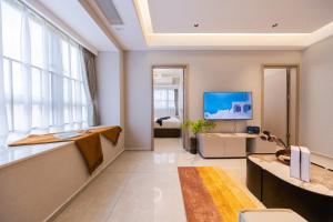 TV/trung tâm giải trí tại Xi Ke Executive Apartment - Shenzhen Futian Exhibition Center