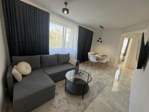 Posezení v ubytování Apartament Słoneczny
